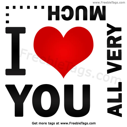 I love you all of my friends very much facebook tag picture