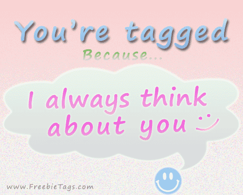 Thinking about you Facebook tag