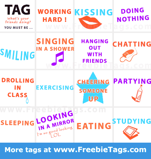 Tag what your facebook friends are doing?